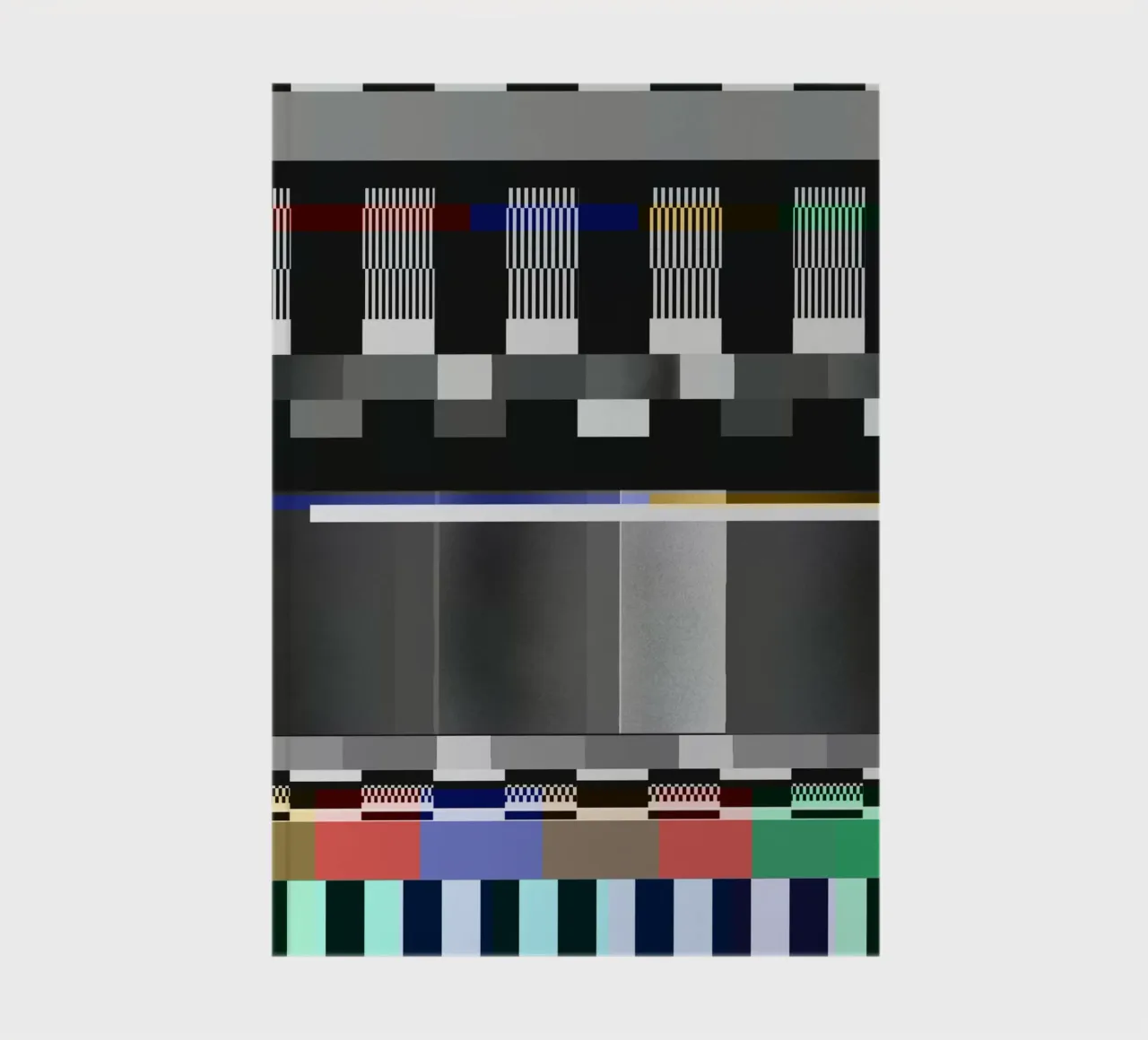 Glitches pattern 10 notebook by Little Dean