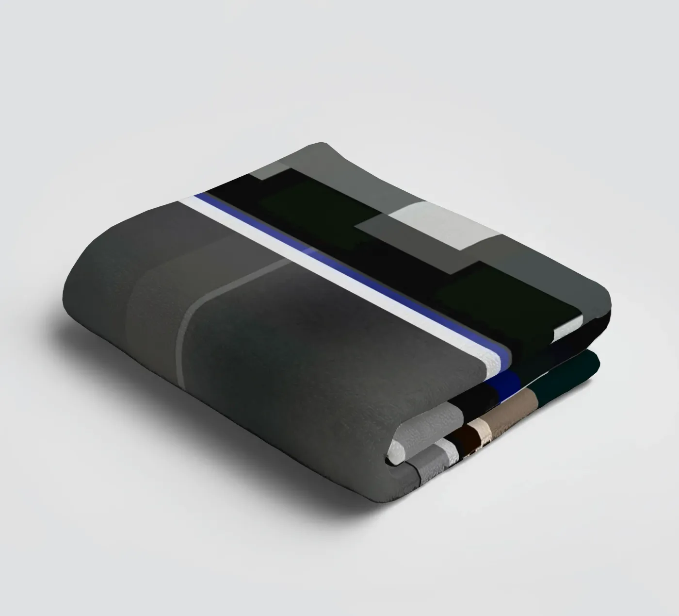 Glitches pattern 10 towel by Little Dean