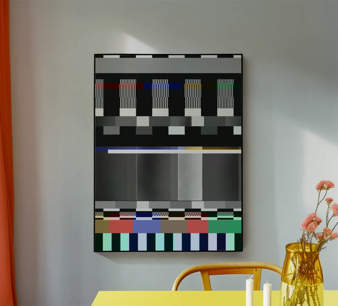 Glitches pattern 10 plexiglass da Little Dean