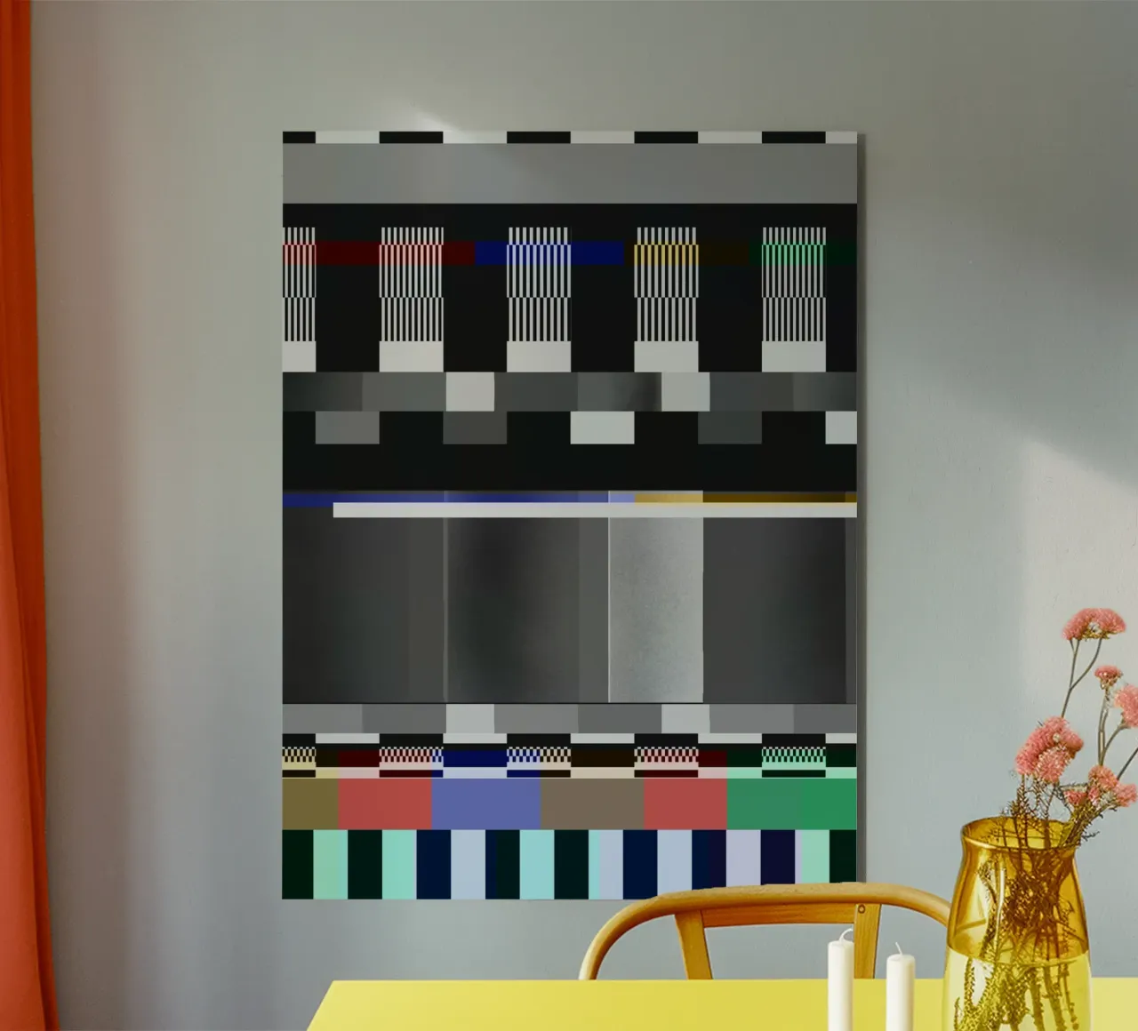 Glitches pattern 10 forex plate by Little Dean