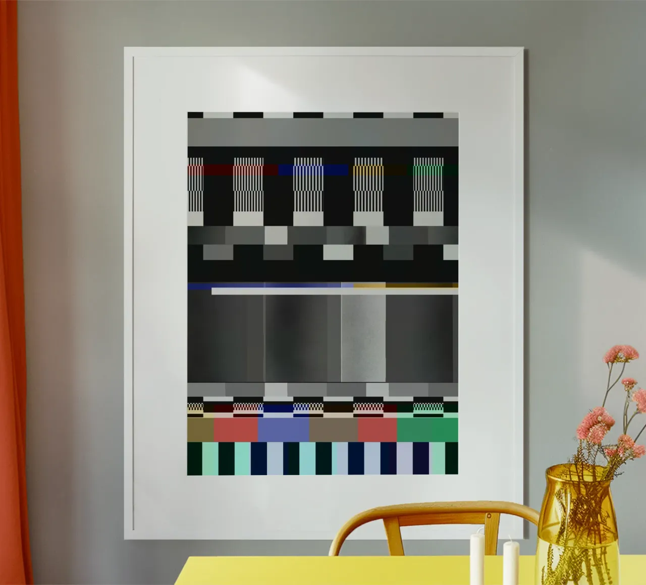 Glitches pattern 10 poster by Little Dean