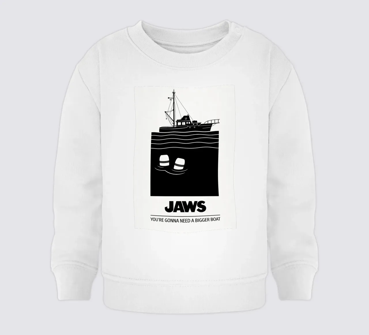 Jaws Print felpa neonato da MoviesArt