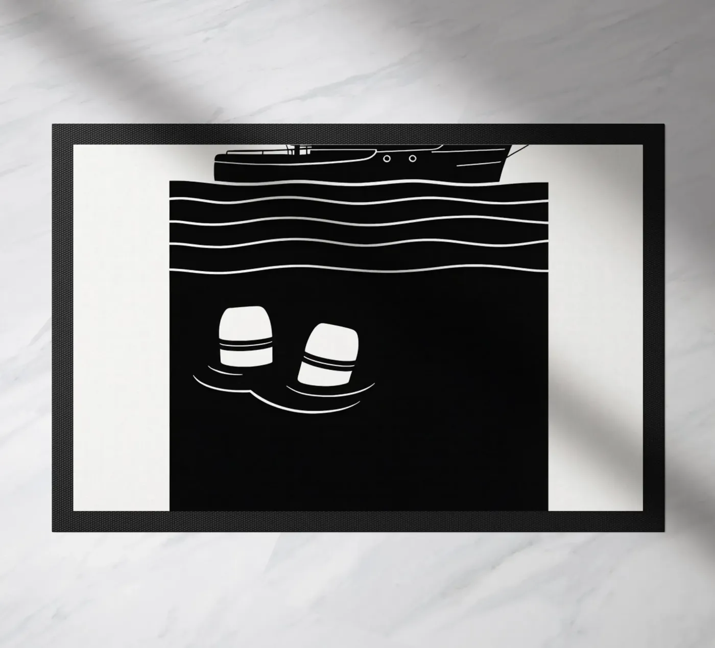 Jaws Print deurmat van MoviesArt