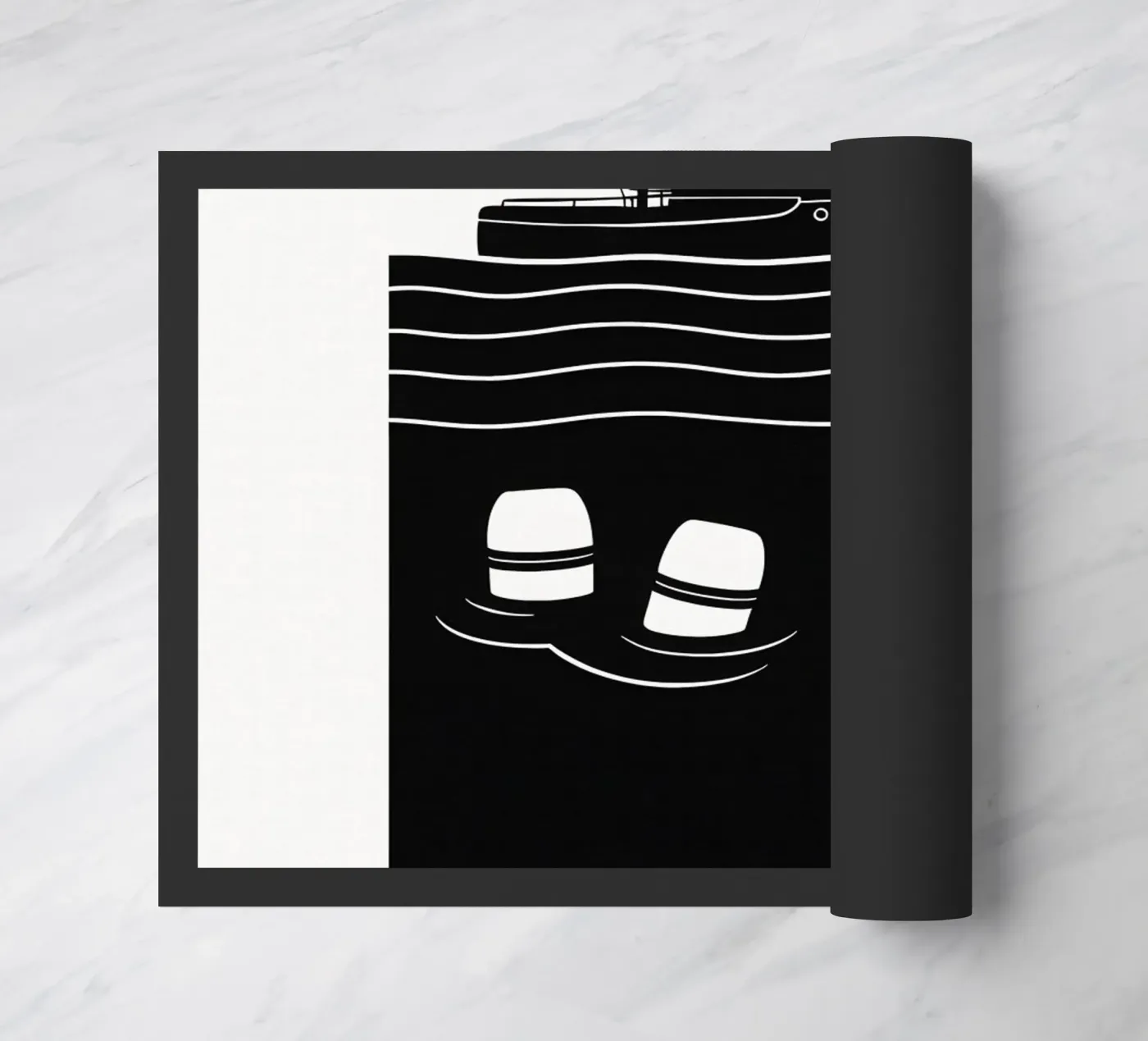 Jaws Print deurmat van MoviesArt