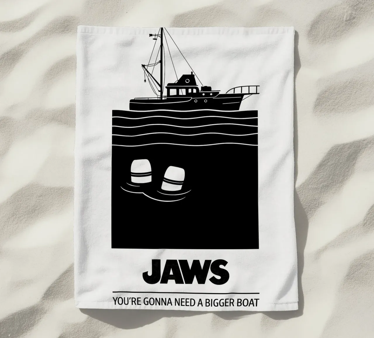 Jaws Print telo mare da MoviesArt