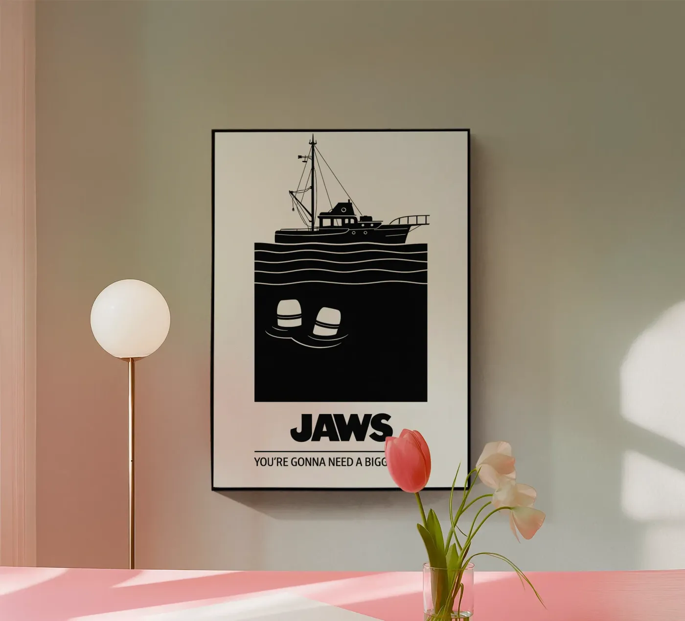 Jaws Print plexiglas de MoviesArt
