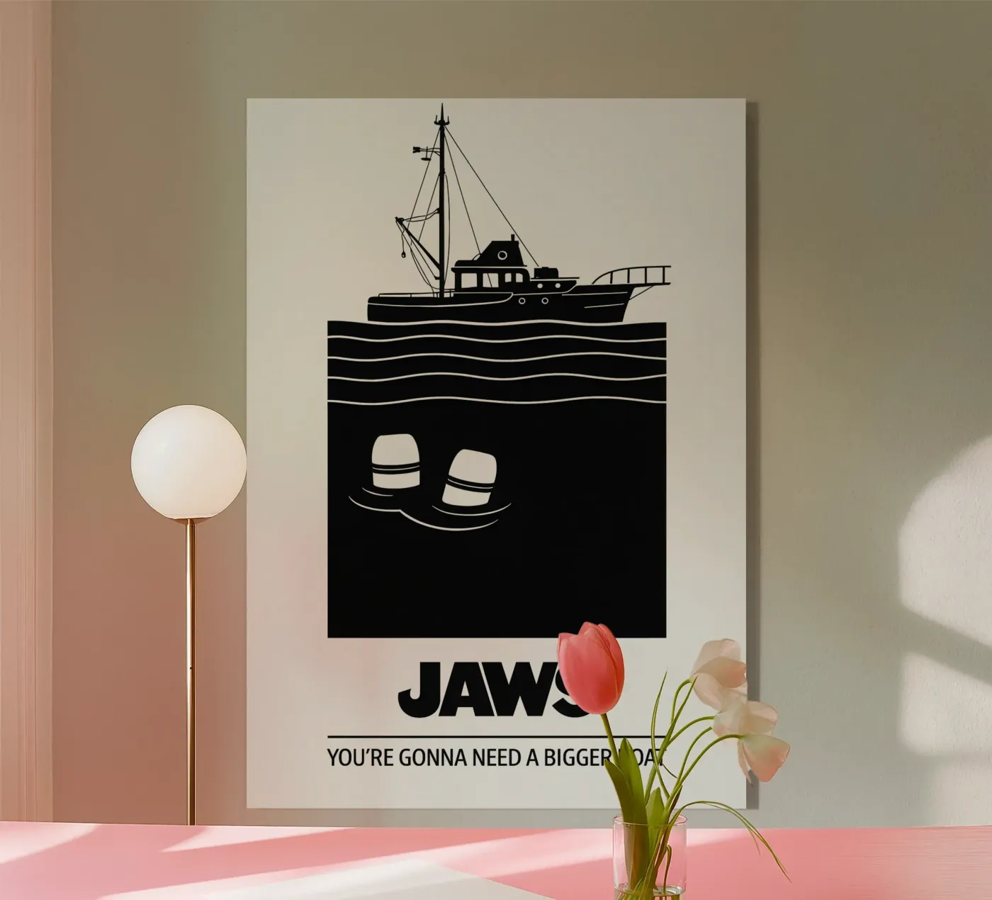 Jaws Print plexiglas de MoviesArt