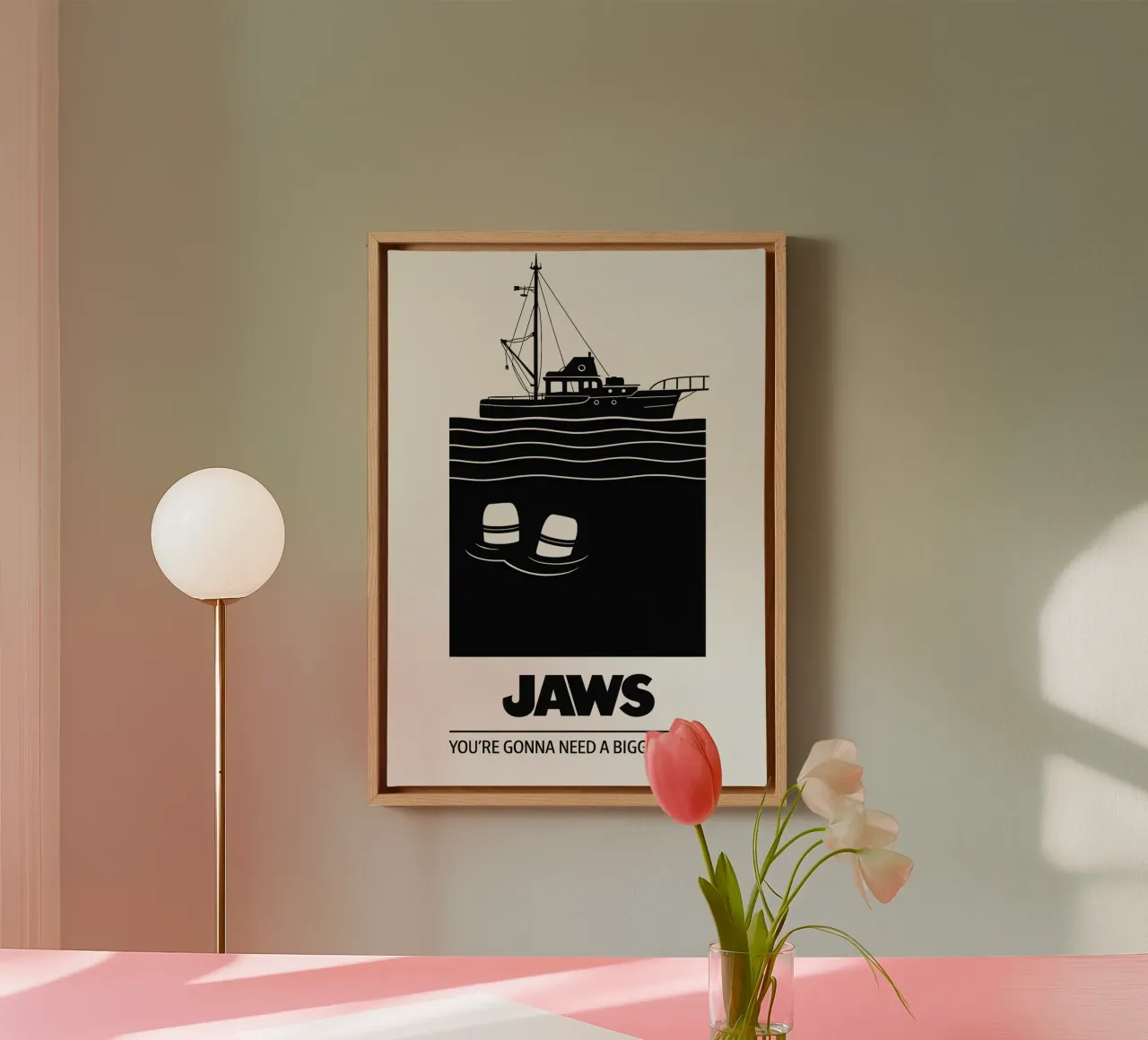 Jaws Print tela da MoviesArt