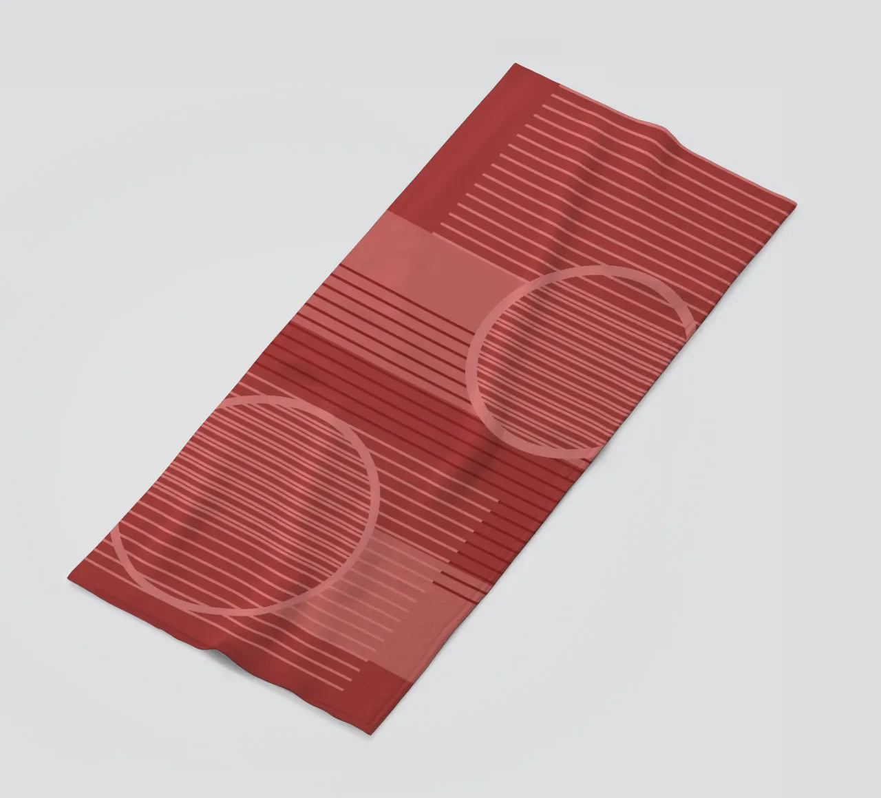 Geometric Minimal Terracotta telo mare da SilverPegasus