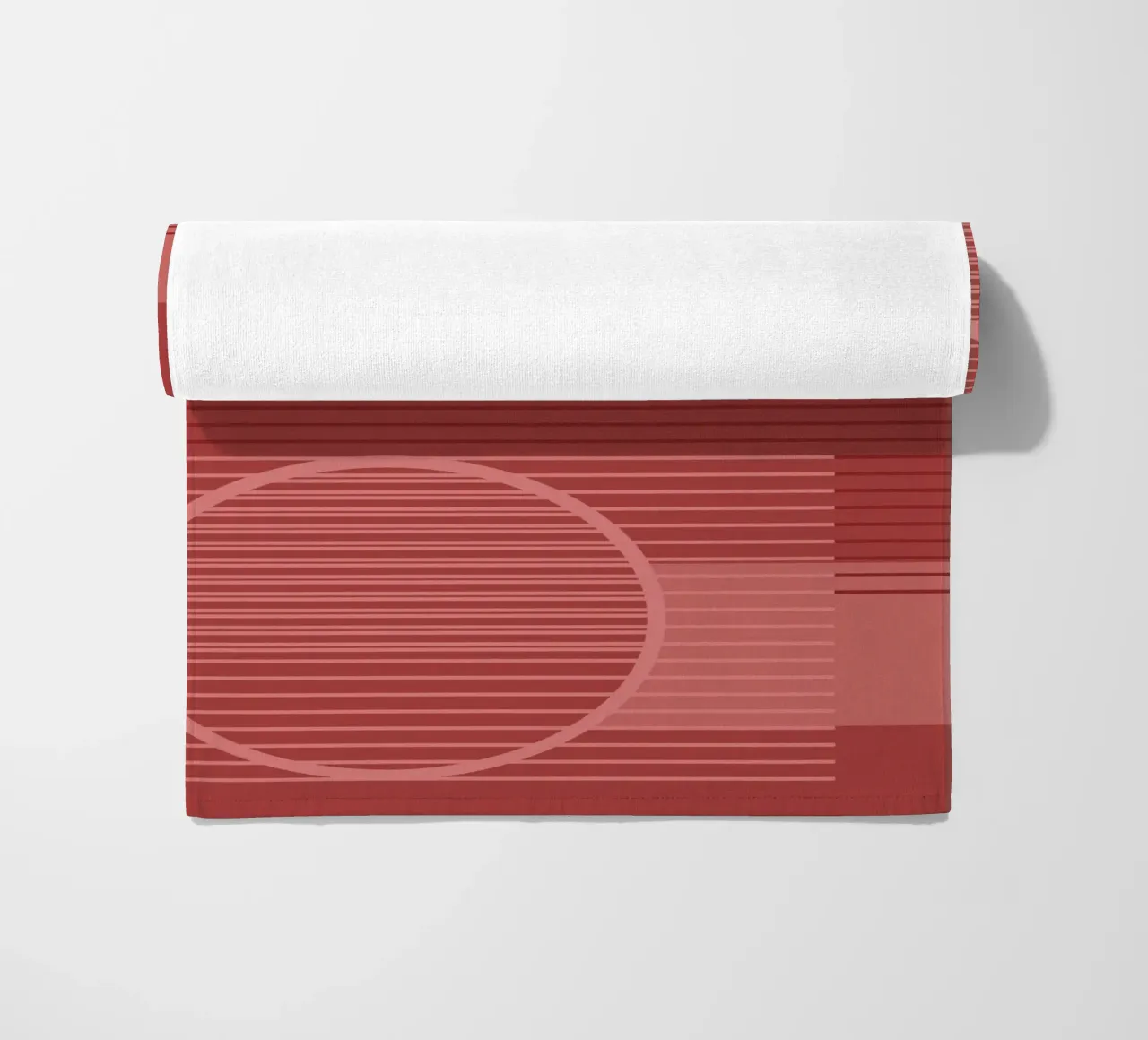 Geometric Minimal Terracotta telo mare da SilverPegasus