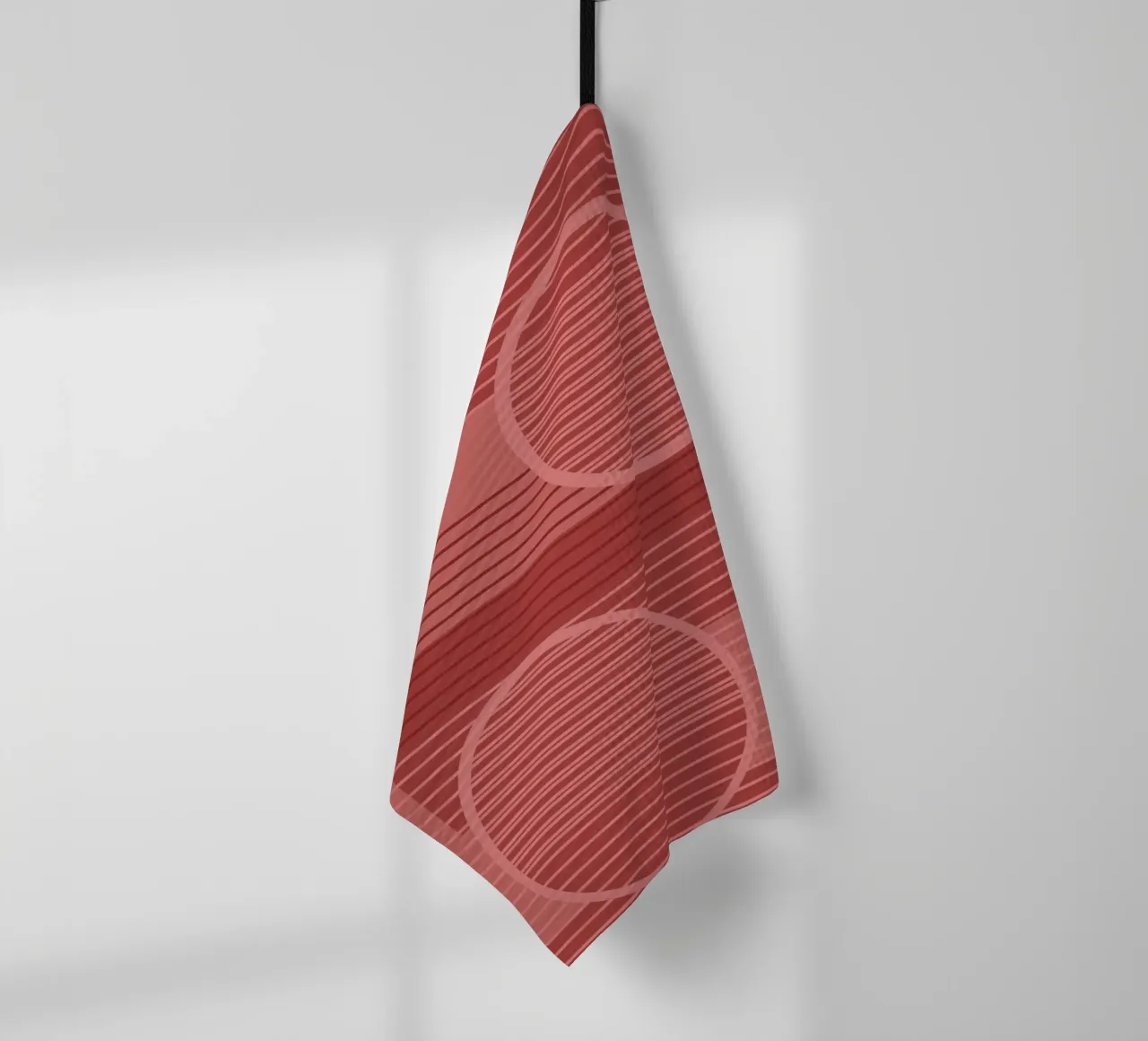 Geometric Minimal Terracotta canovaccio da cucina da SilverPegasus