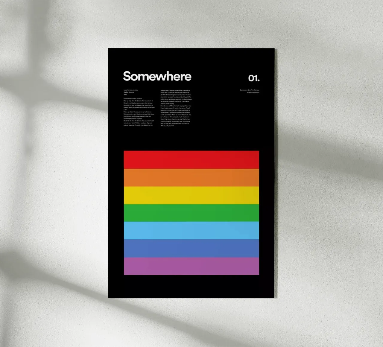Somewhere over the Rainbow 01 plexiglass da Nick Barclay