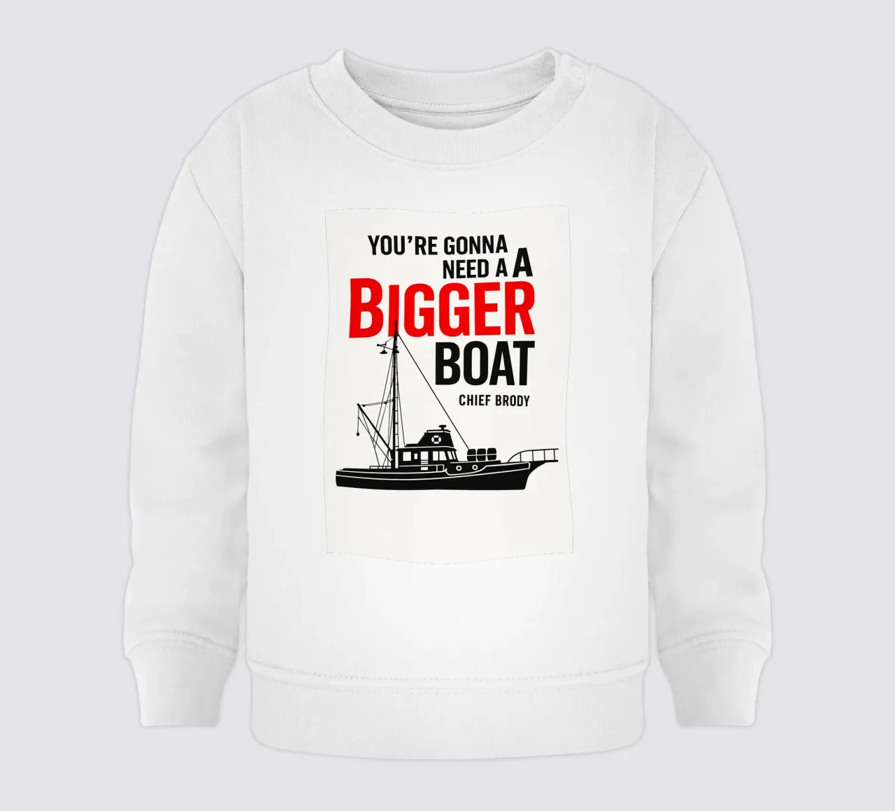 Jaws Print felpa neonato da MoviesArt