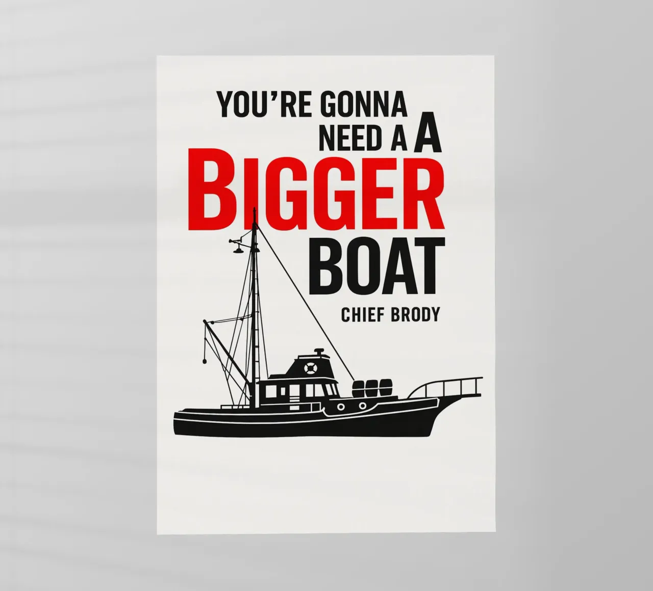 Jaws Print pellicola backlit da MoviesArt