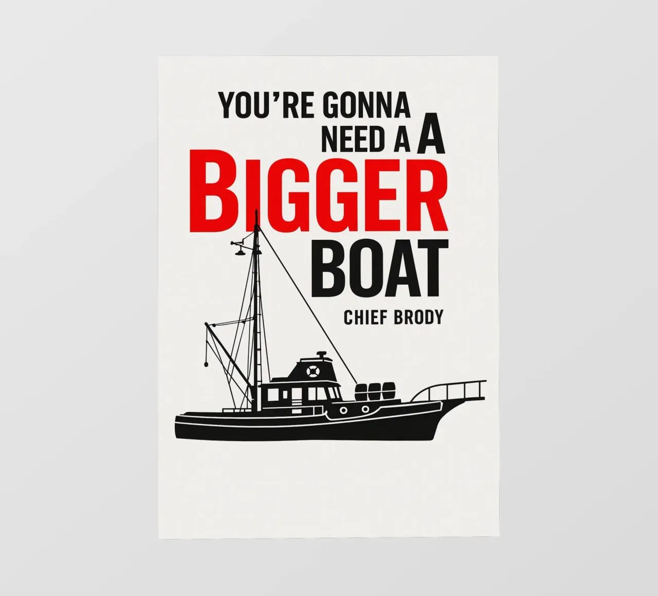 Jaws Print pellicola backlit da MoviesArt