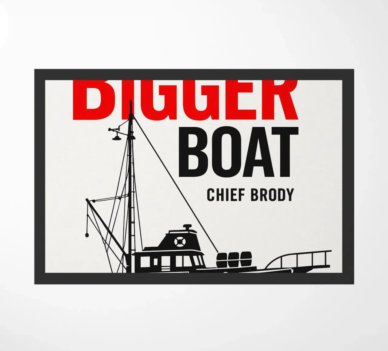 Jaws Print zerbino da MoviesArt