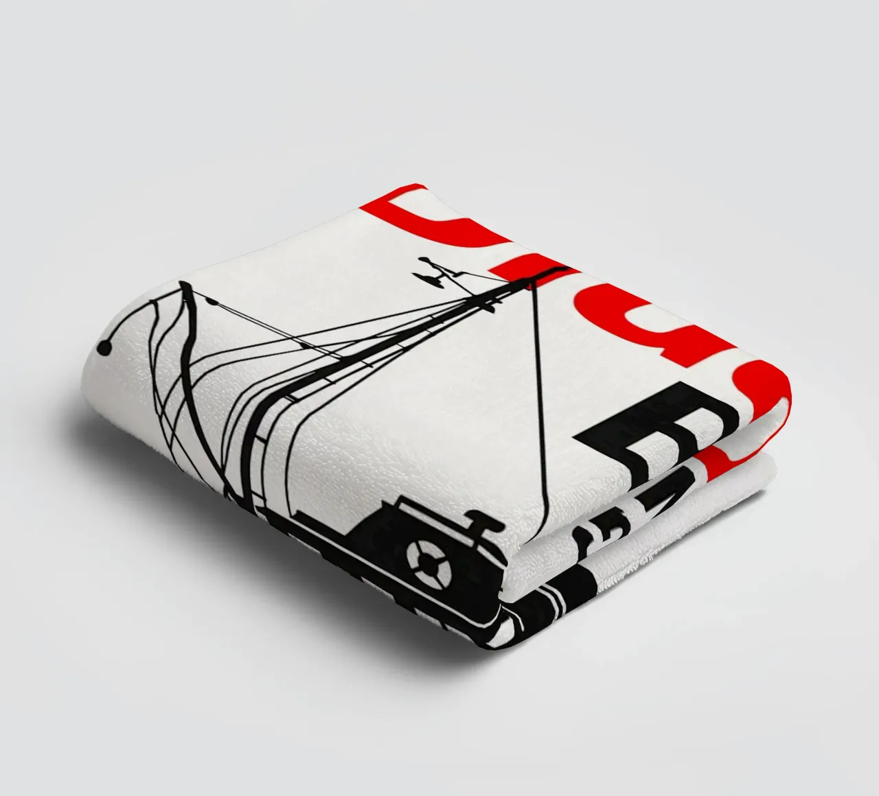 Jaws Print asciugamano da bagno da MoviesArt