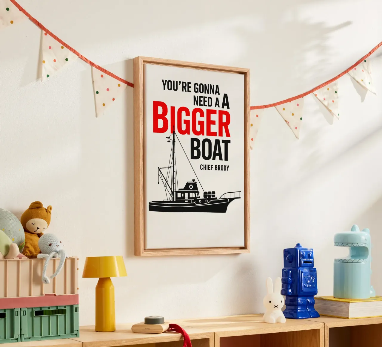 Jaws Print tela da MoviesArt