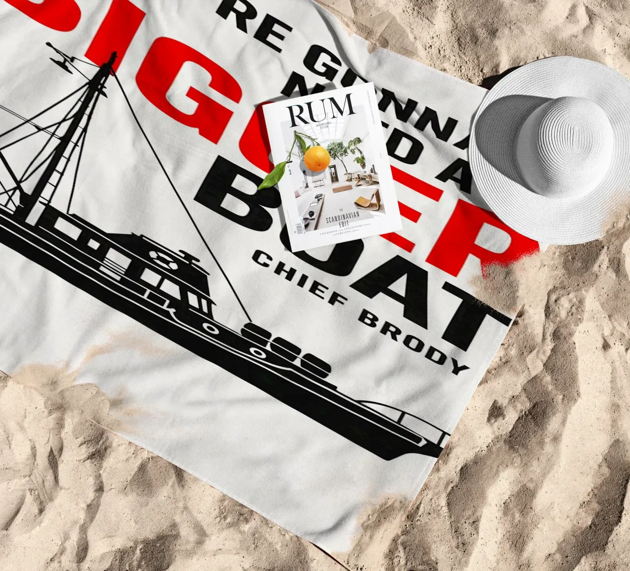 Jaws Print telo mare da MoviesArt