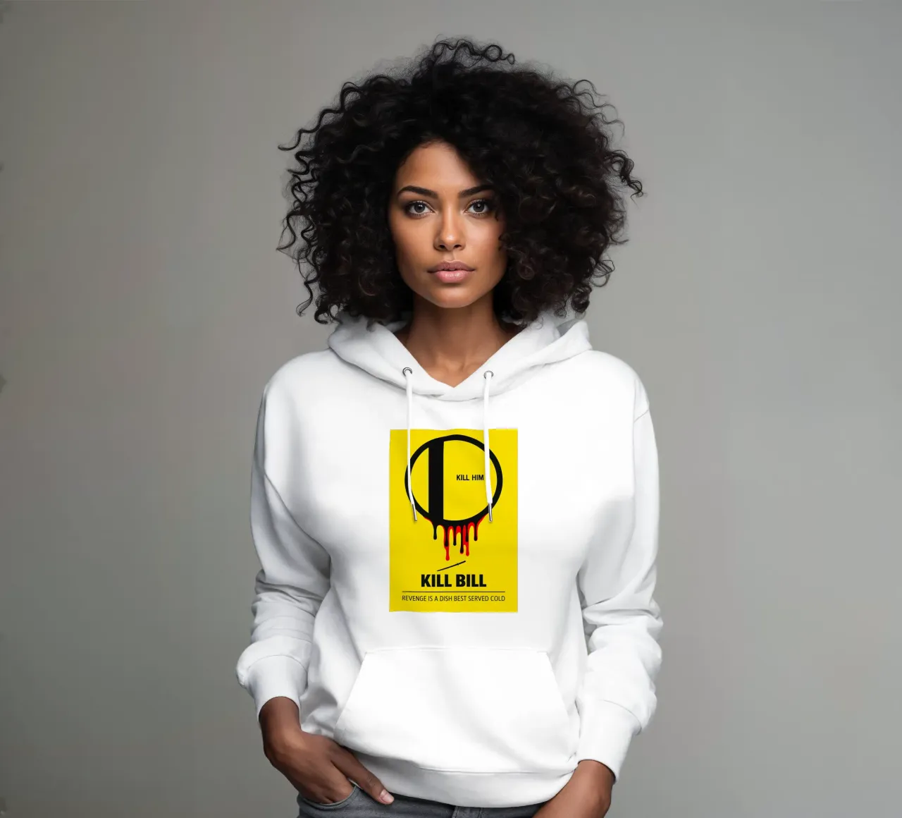 Kill Bill - Kill Him Print felpa con cappuccio da MoviesArt
