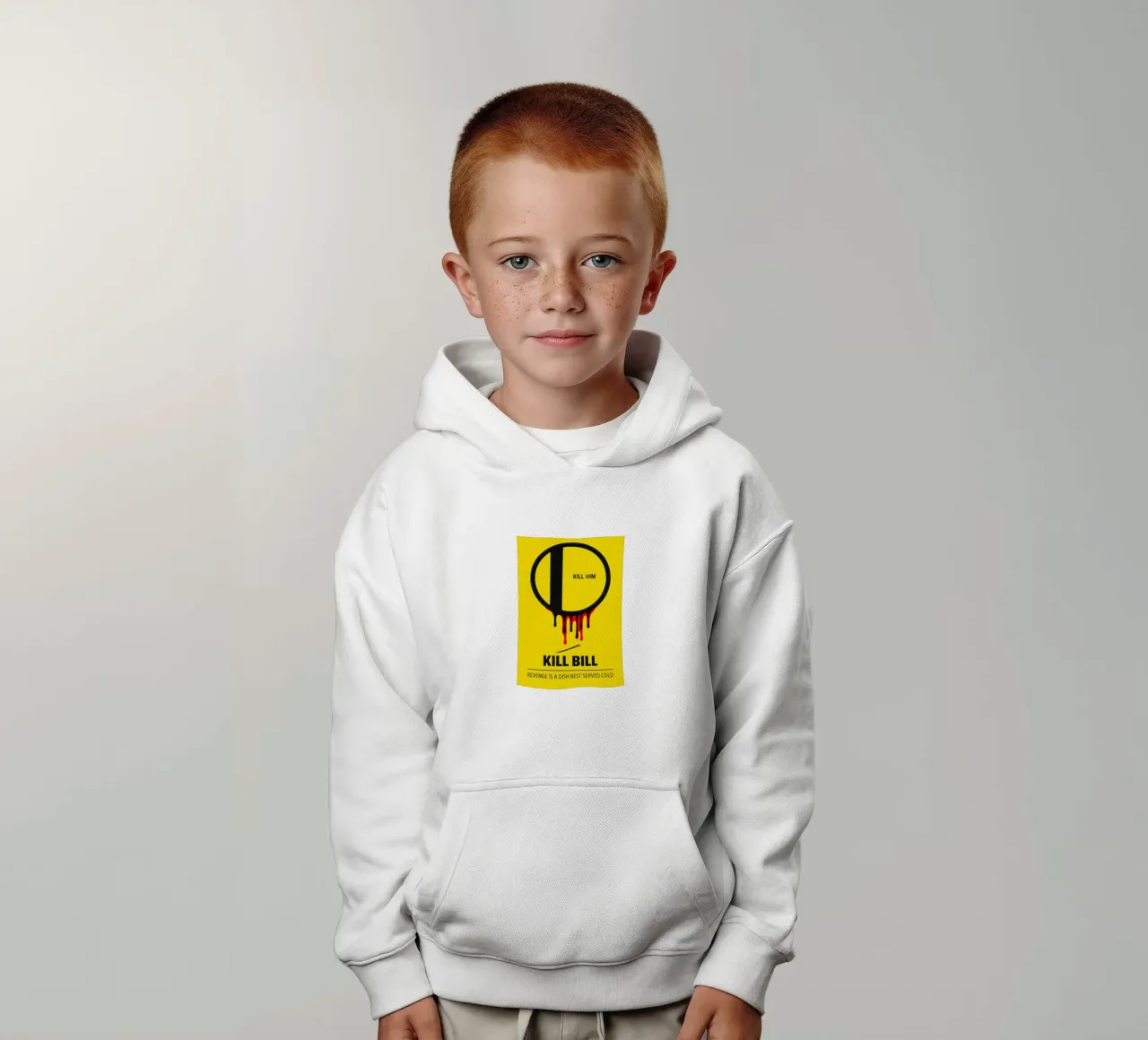 Kill Bill - Kill Him Print felpa bambino con cappuccio da MoviesArt