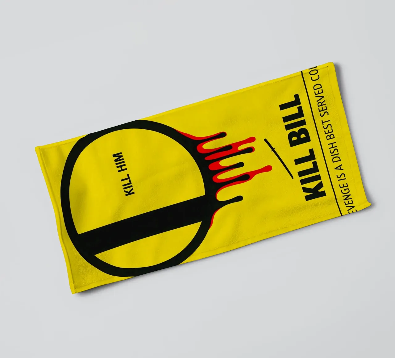 Kill Bill - Kill Him Print asciugamano da bagno da MoviesArt