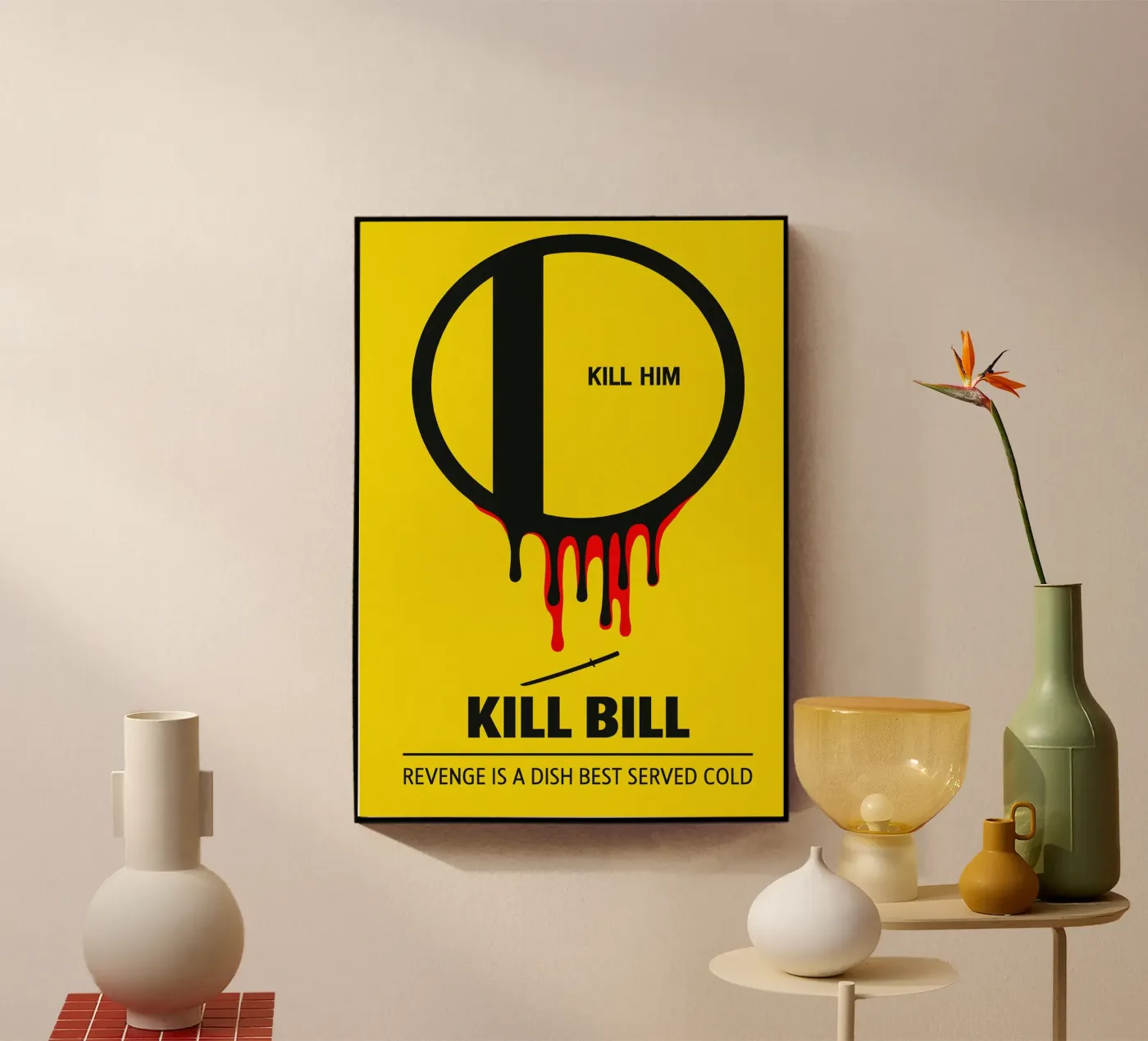 Kill Bill - Kill Him Print acryl van MoviesArt