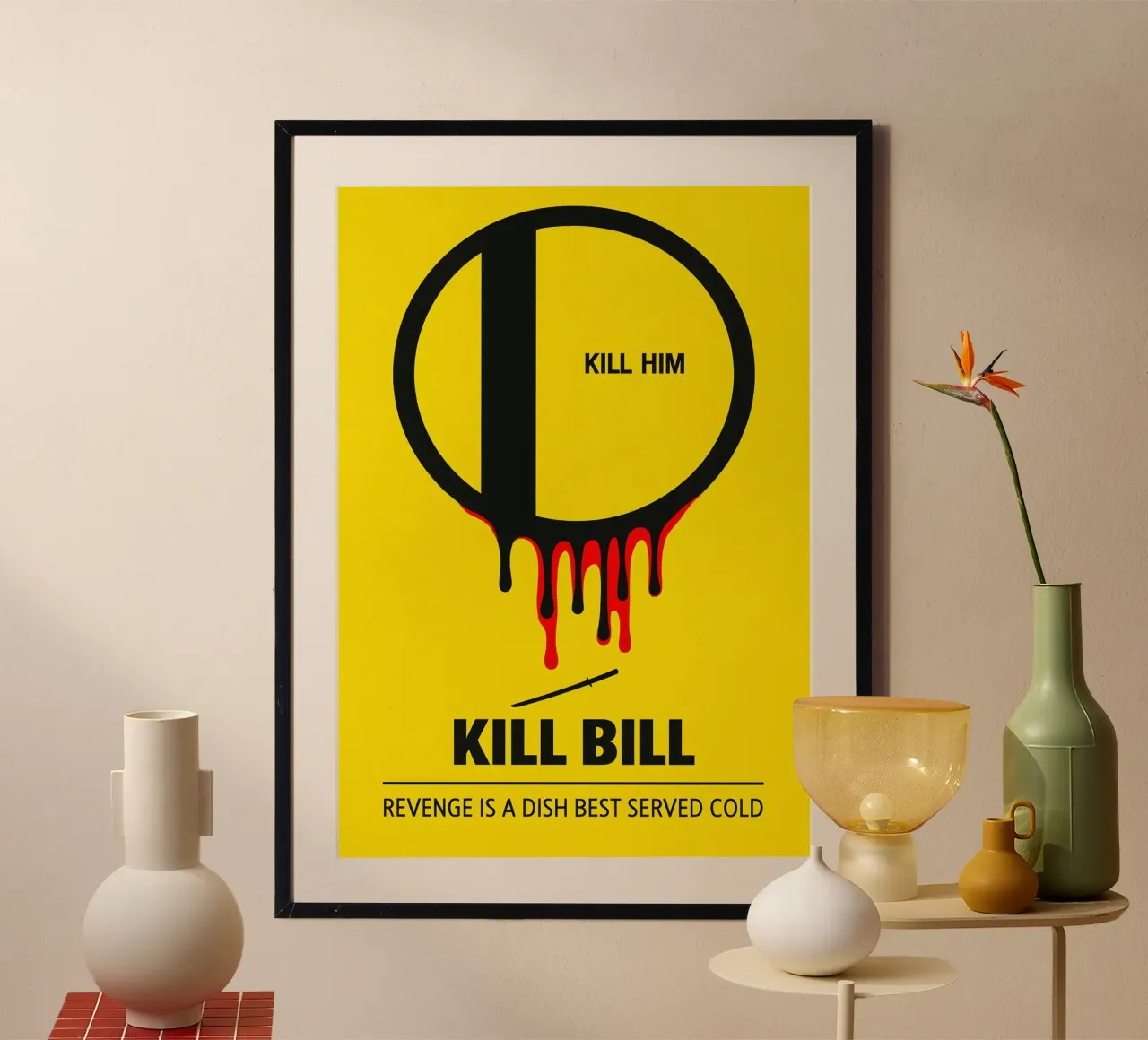 Kill Bill - Kill Him Print carta hahnemühle da MoviesArt