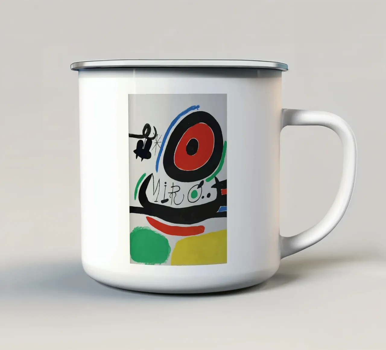 Joan Miro Osaka tazza in smalto da phillipp veisenberg