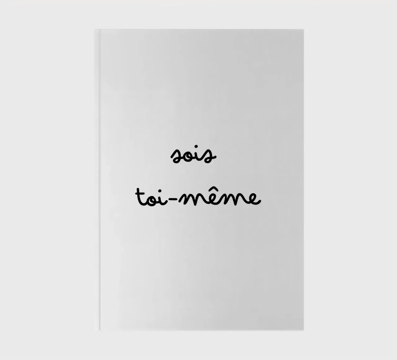 Sois toi même notebook by TCHAK ART
