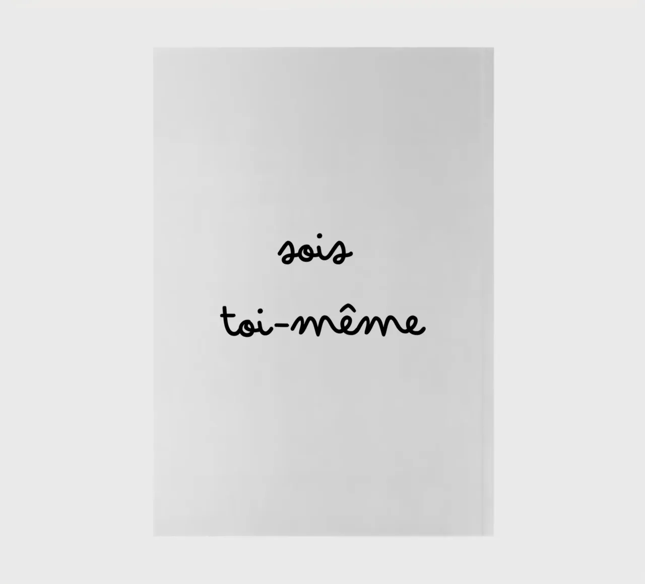 Sois toi même notebook by TCHAK ART