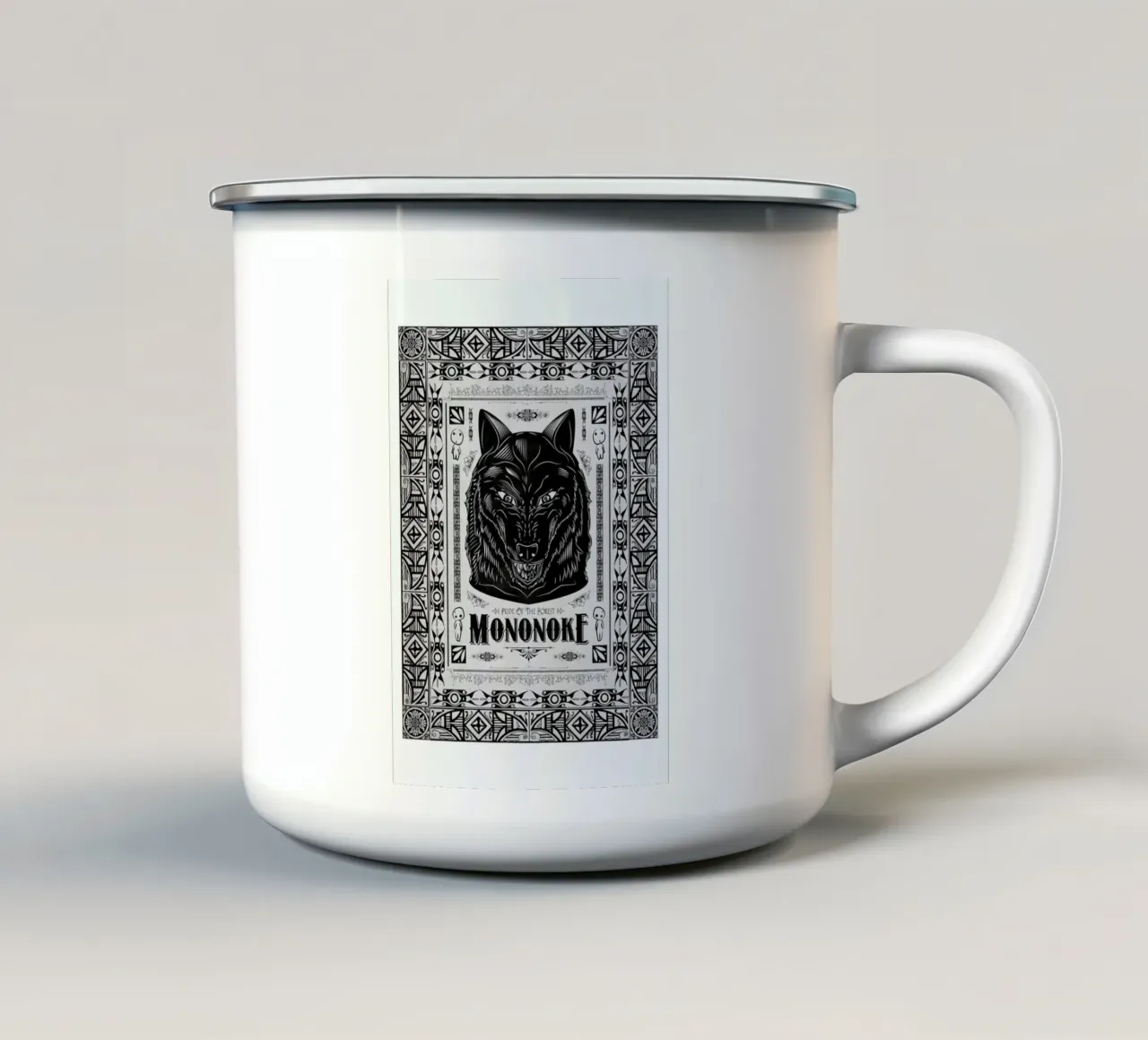 Pride of the Forest tazza in smalto da Barrett Biggers