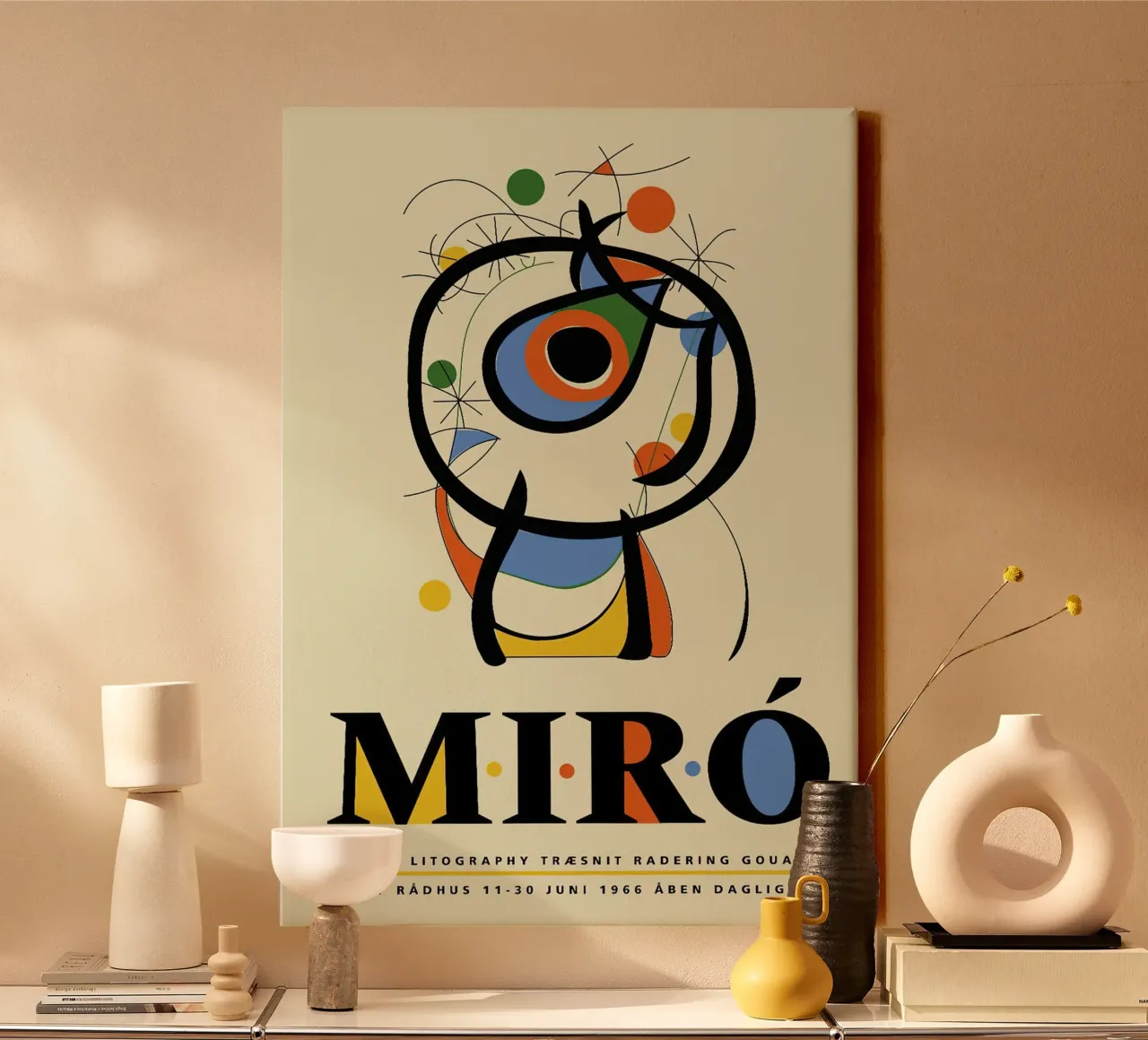 Joan Miro Maleri Poster Lithographs canvas by phillipp veisenberg