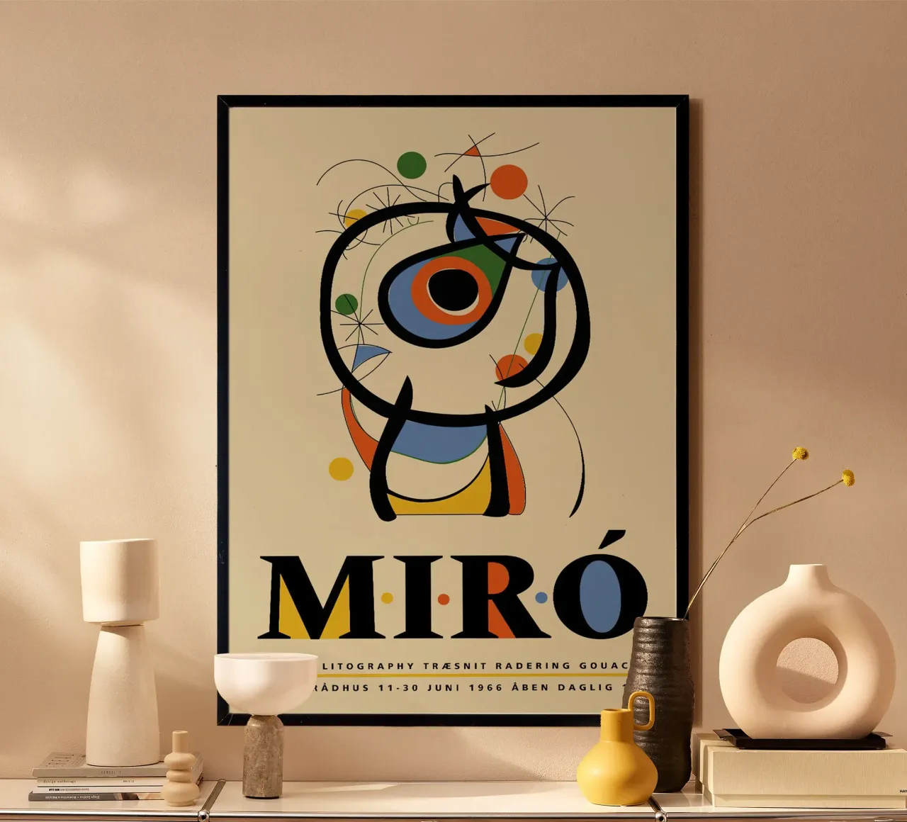 Joan Miro Maleri Poster Lithographs hahnemühle by phillipp veisenberg