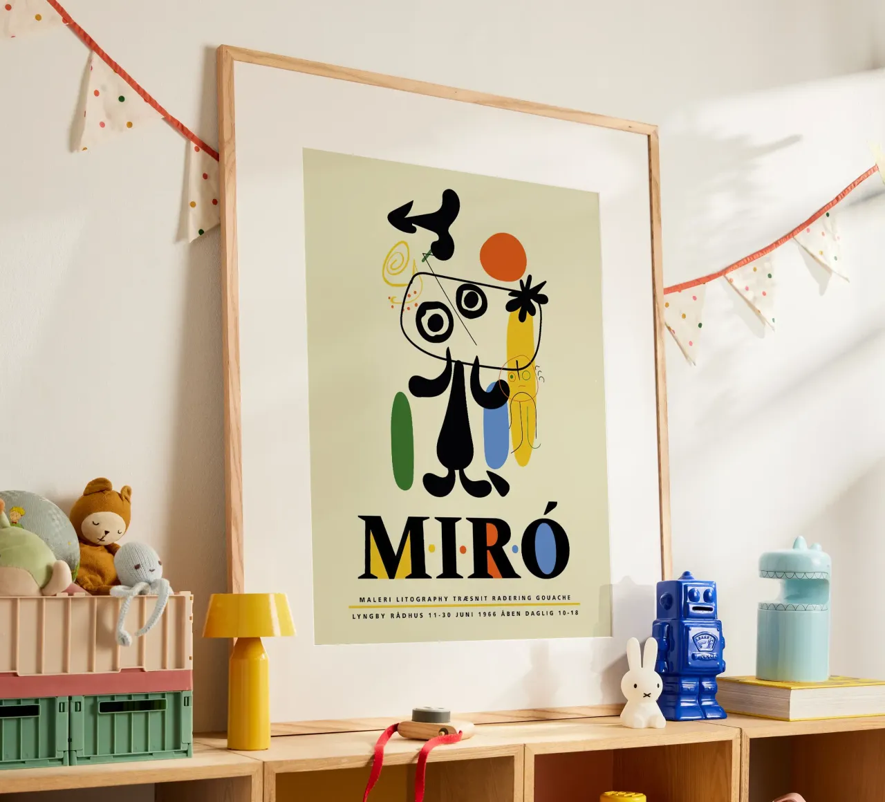 Litografia Joan Miro Painteri poster con telaio in plastica da phillipp veisenberg