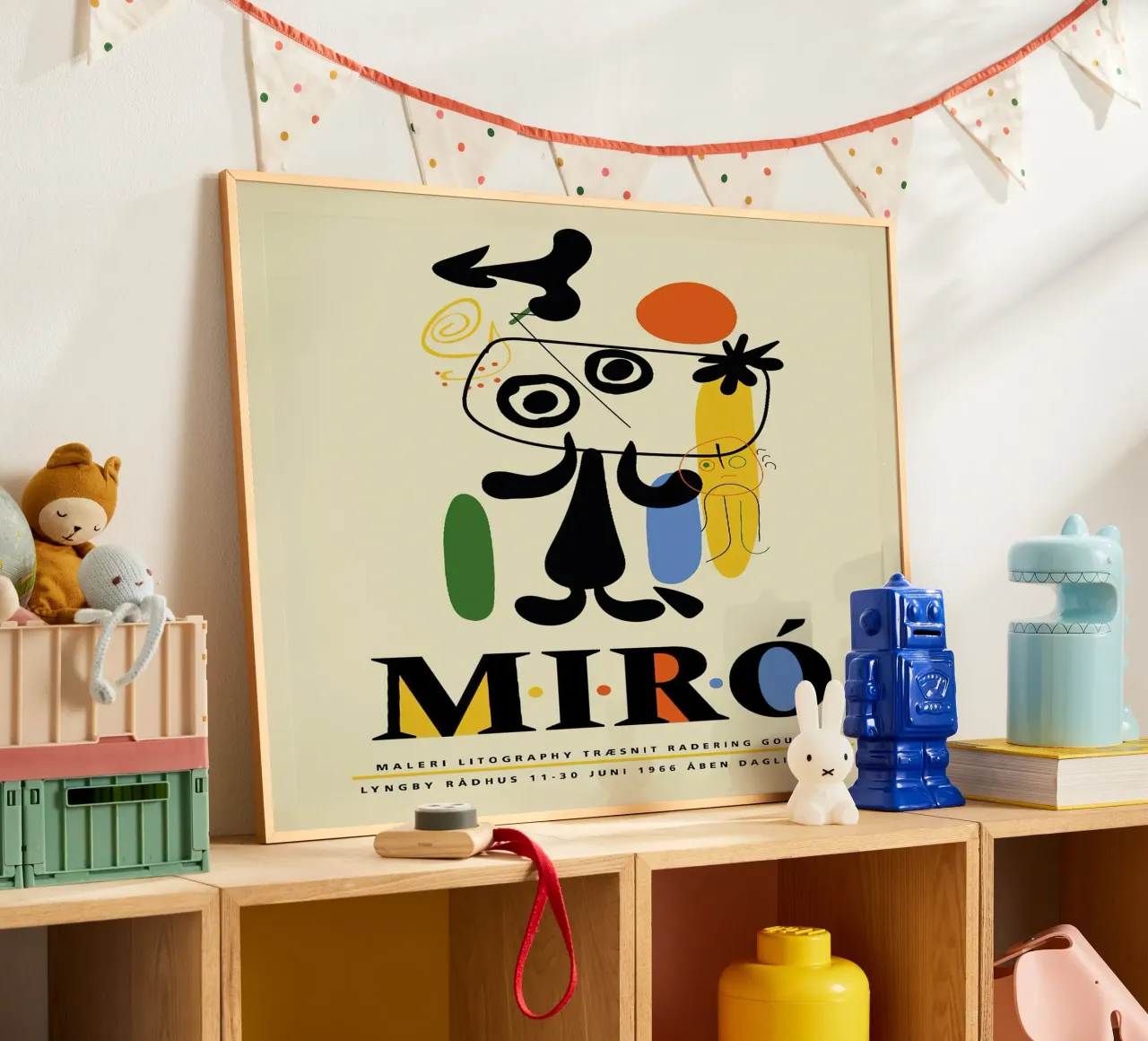 Litografia Joan Miro Painteri poster con telaio in plastica da phillipp veisenberg