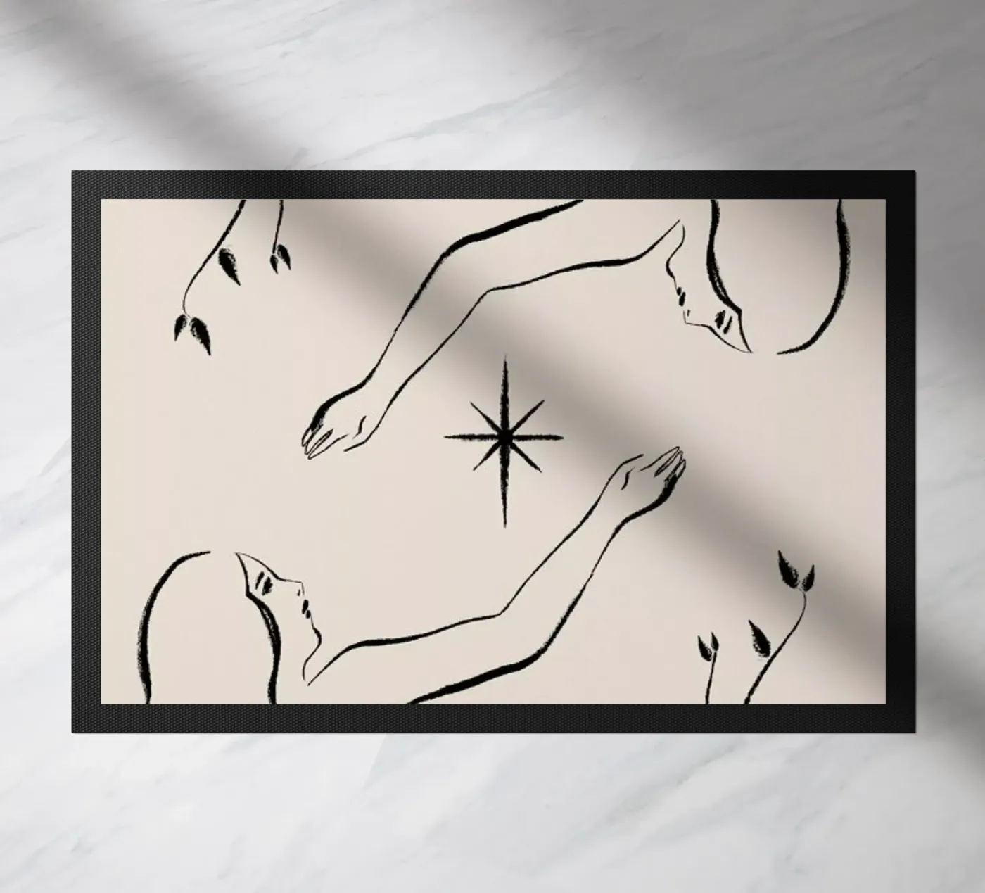 Gemini Fußmatte von Kit Agar