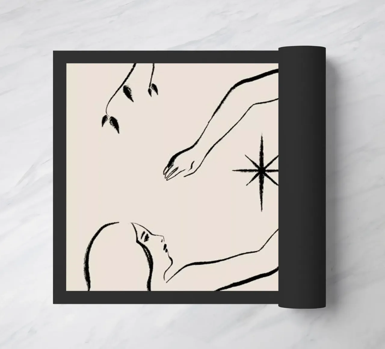 Gemini doormat by Kit Agar