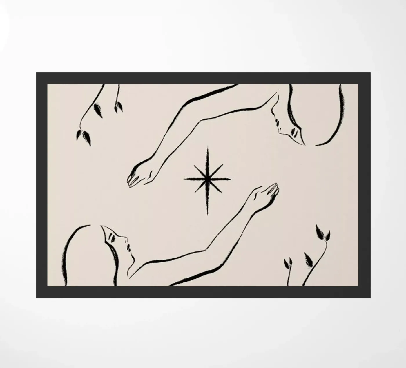 Gemini Fußmatte von Kit Agar