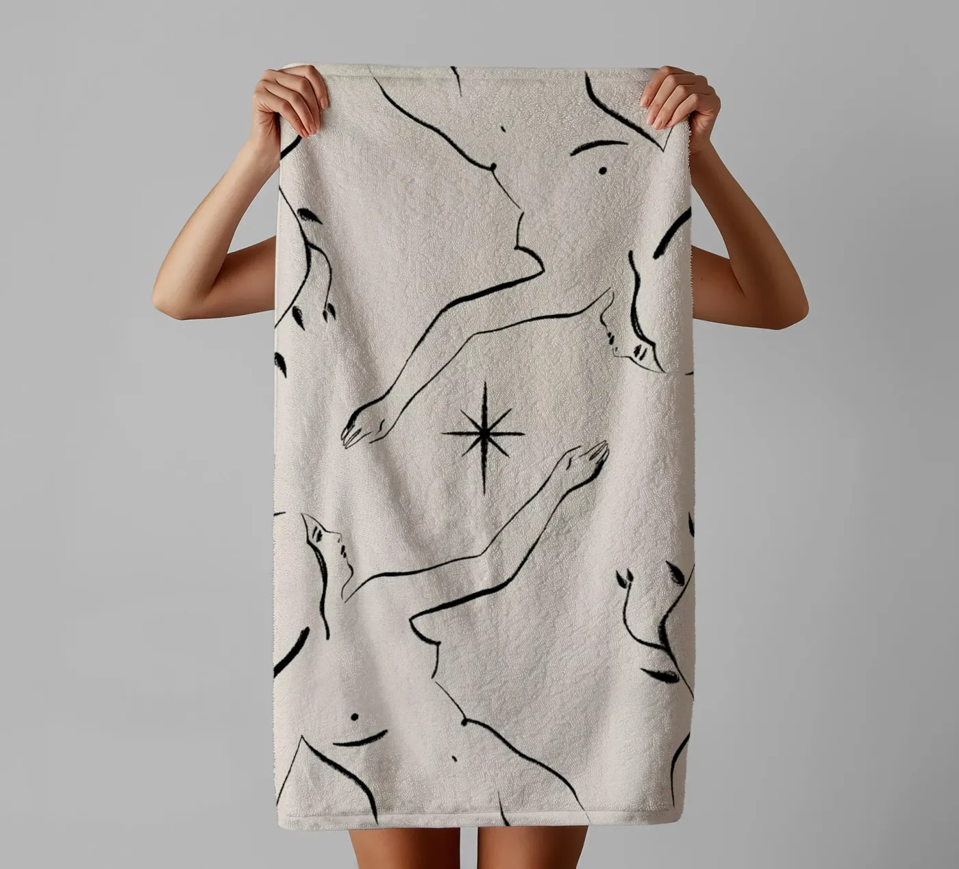 Gemini badhanddoek van Kit Agar