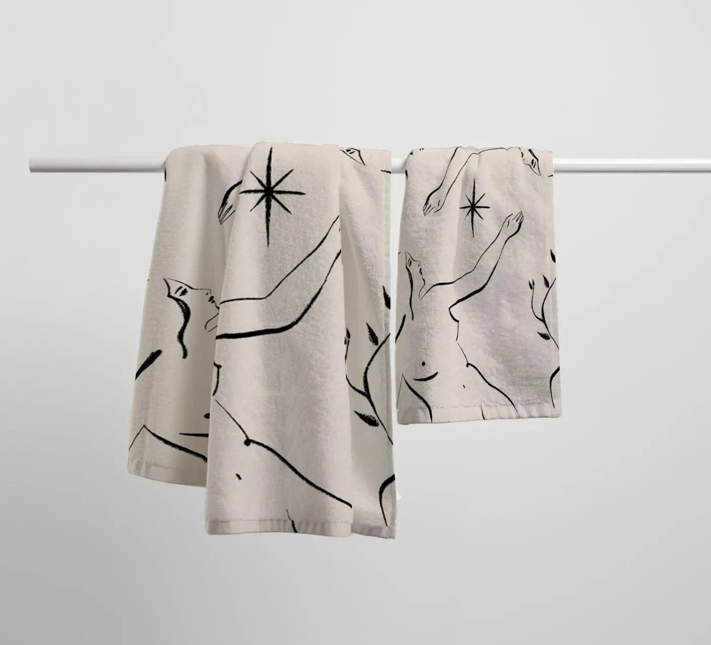 Gemini badhanddoek van Kit Agar