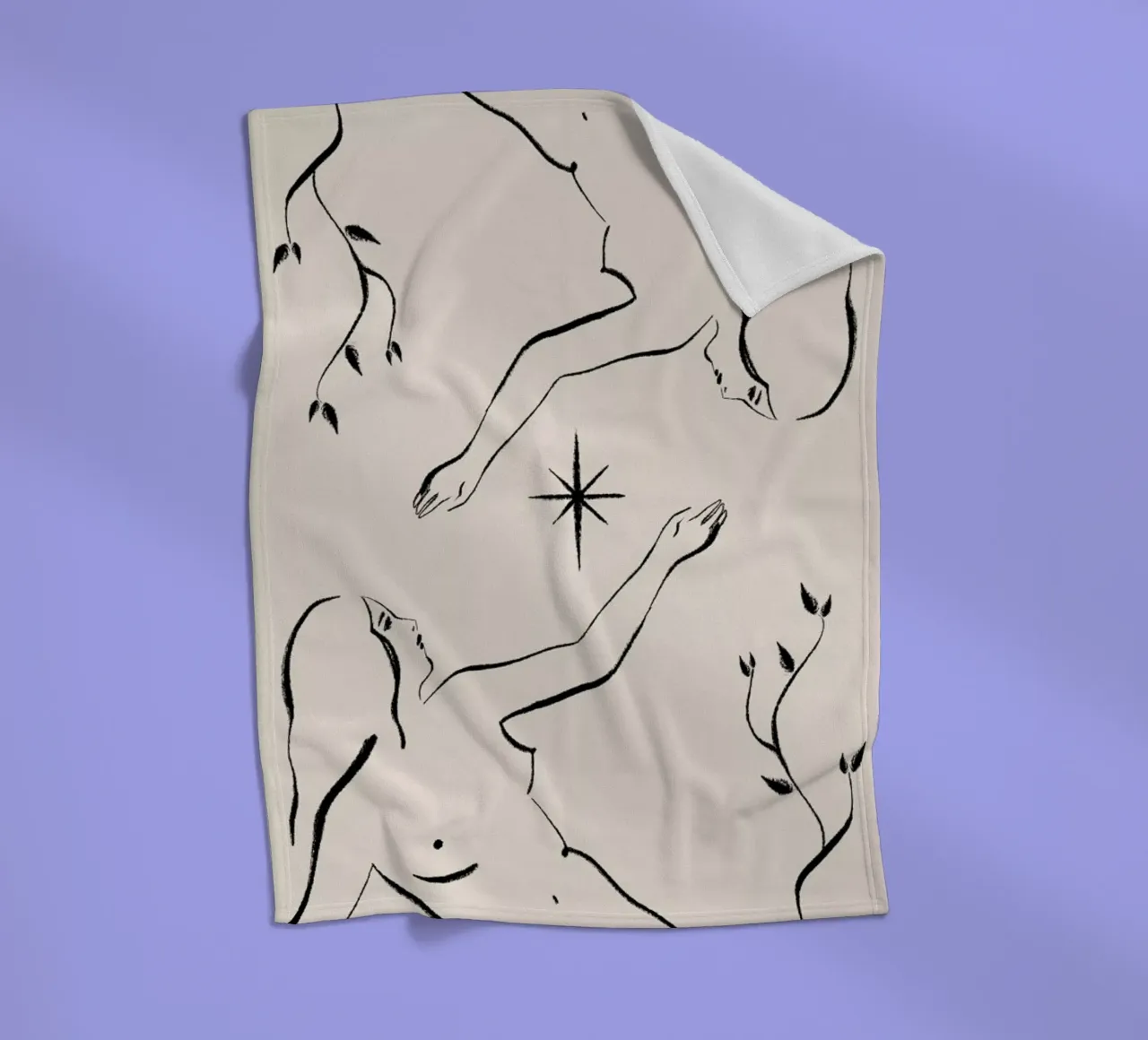 Gemini Fleecedecke von Kit Agar