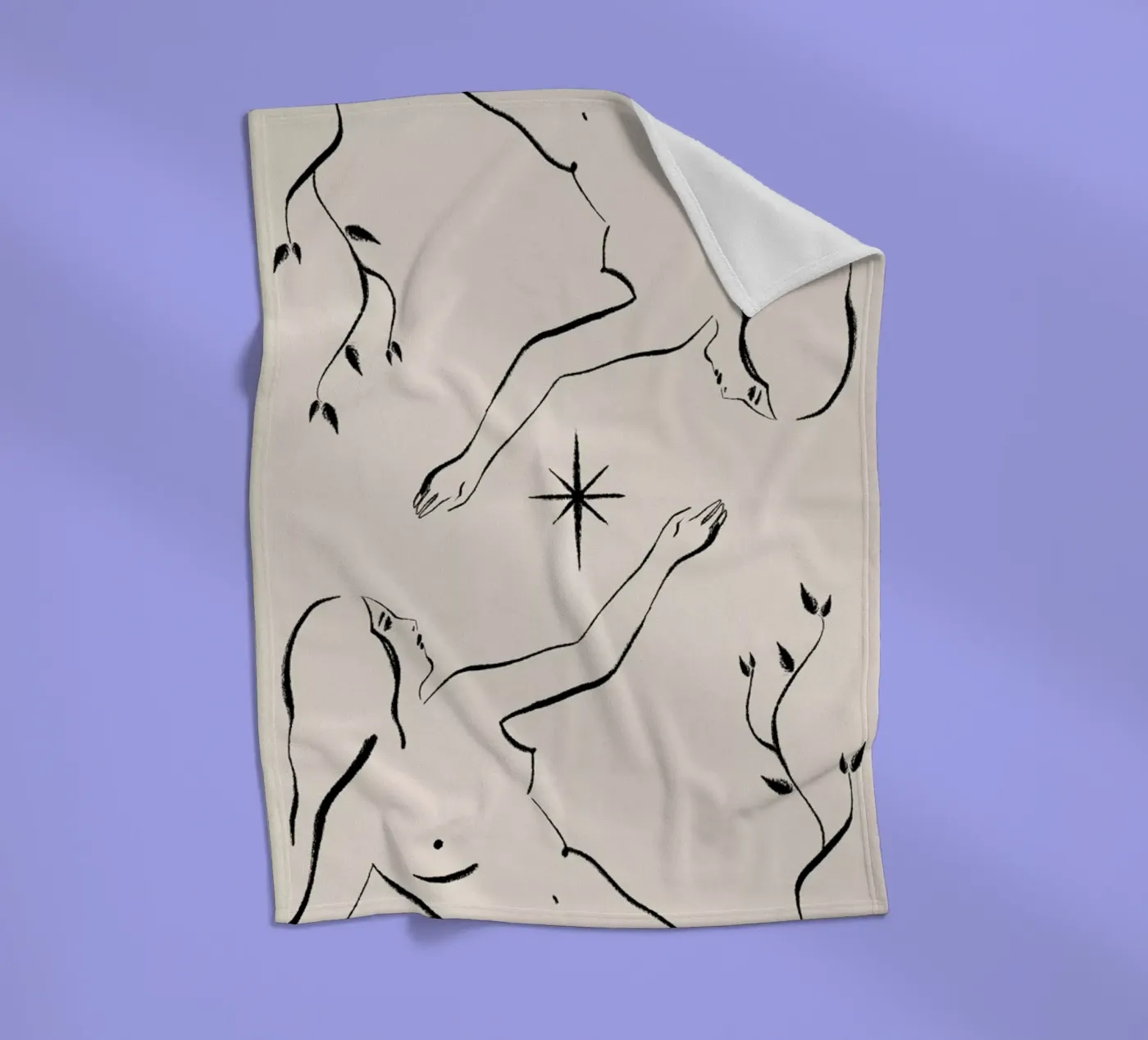 Gemini fleecedeken van Kit Agar