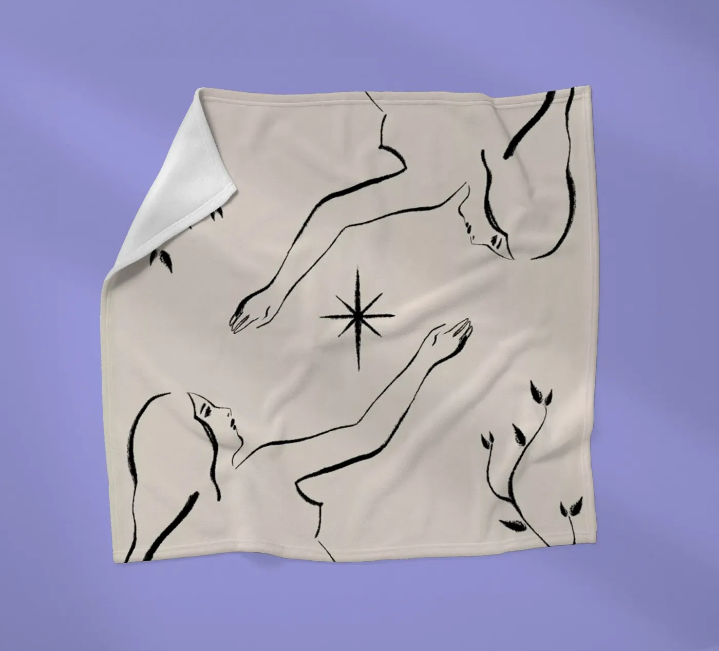 Gemini fleecedeken van Kit Agar