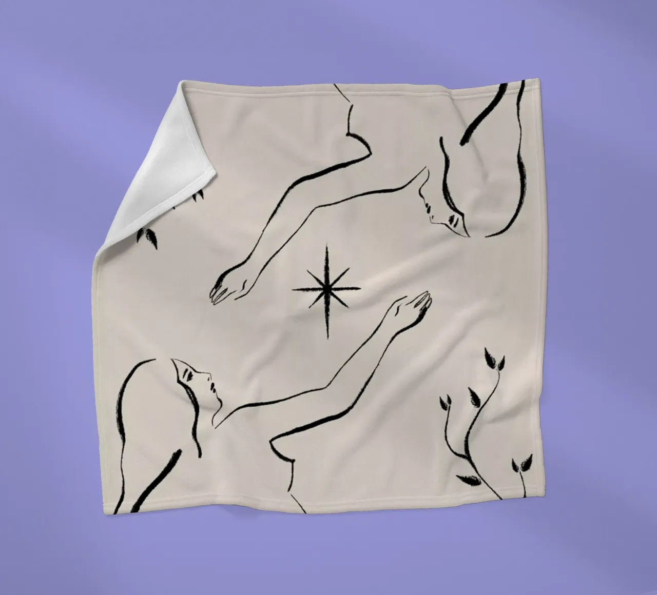 Gemini Fleecedecke von Kit Agar