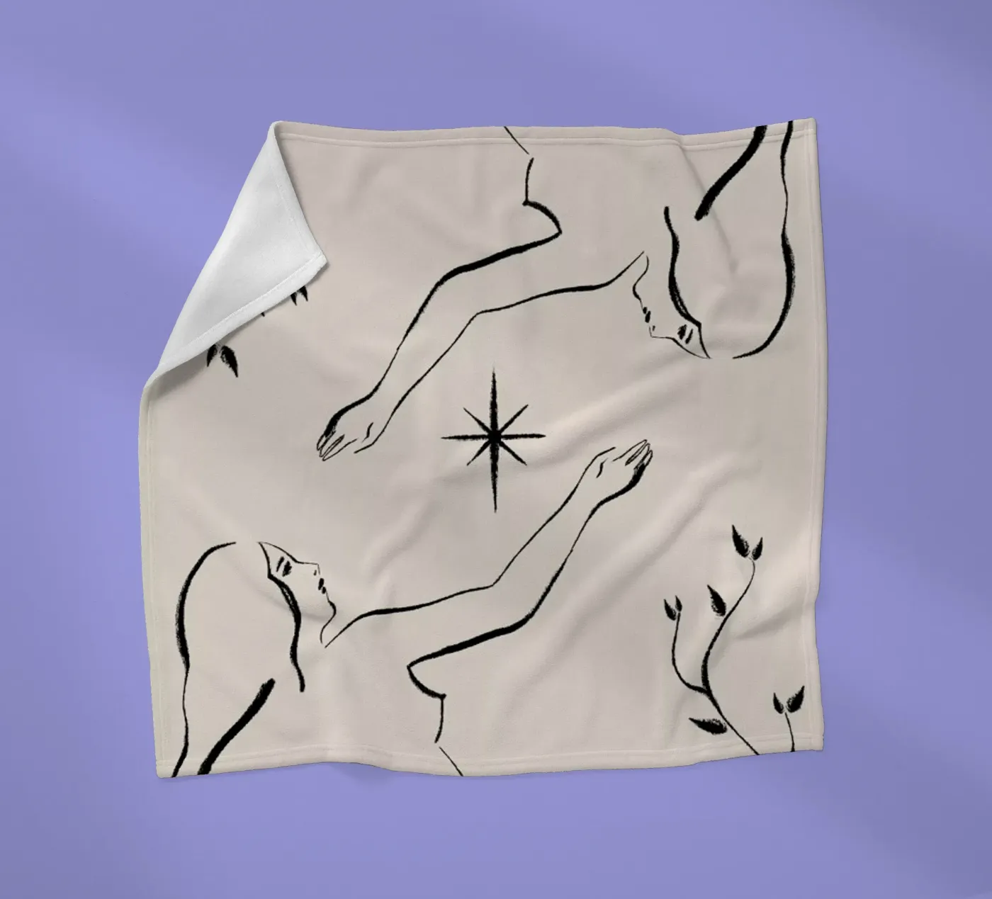 Gemini fleecedeken van Kit Agar