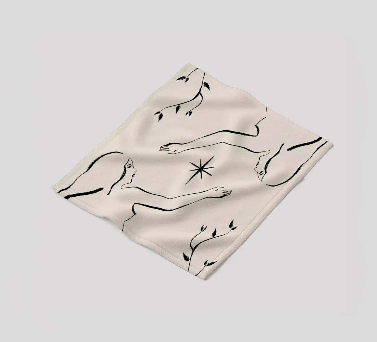 Gemini coperta in pile da Kit Agar