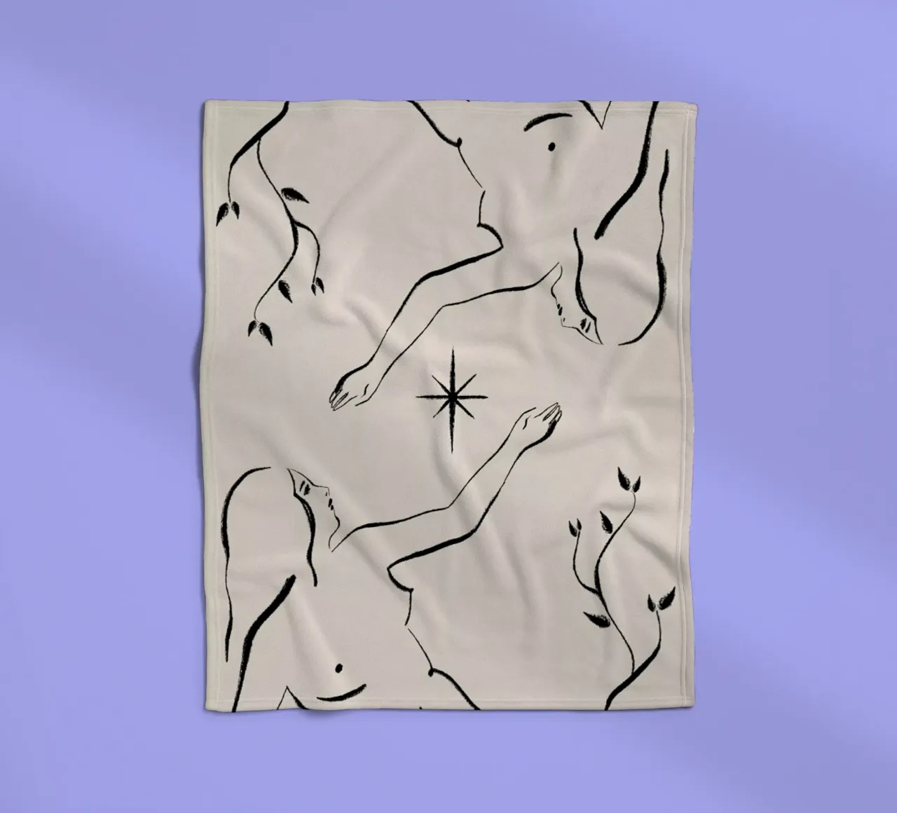 Gemini Fleecedecke von Kit Agar