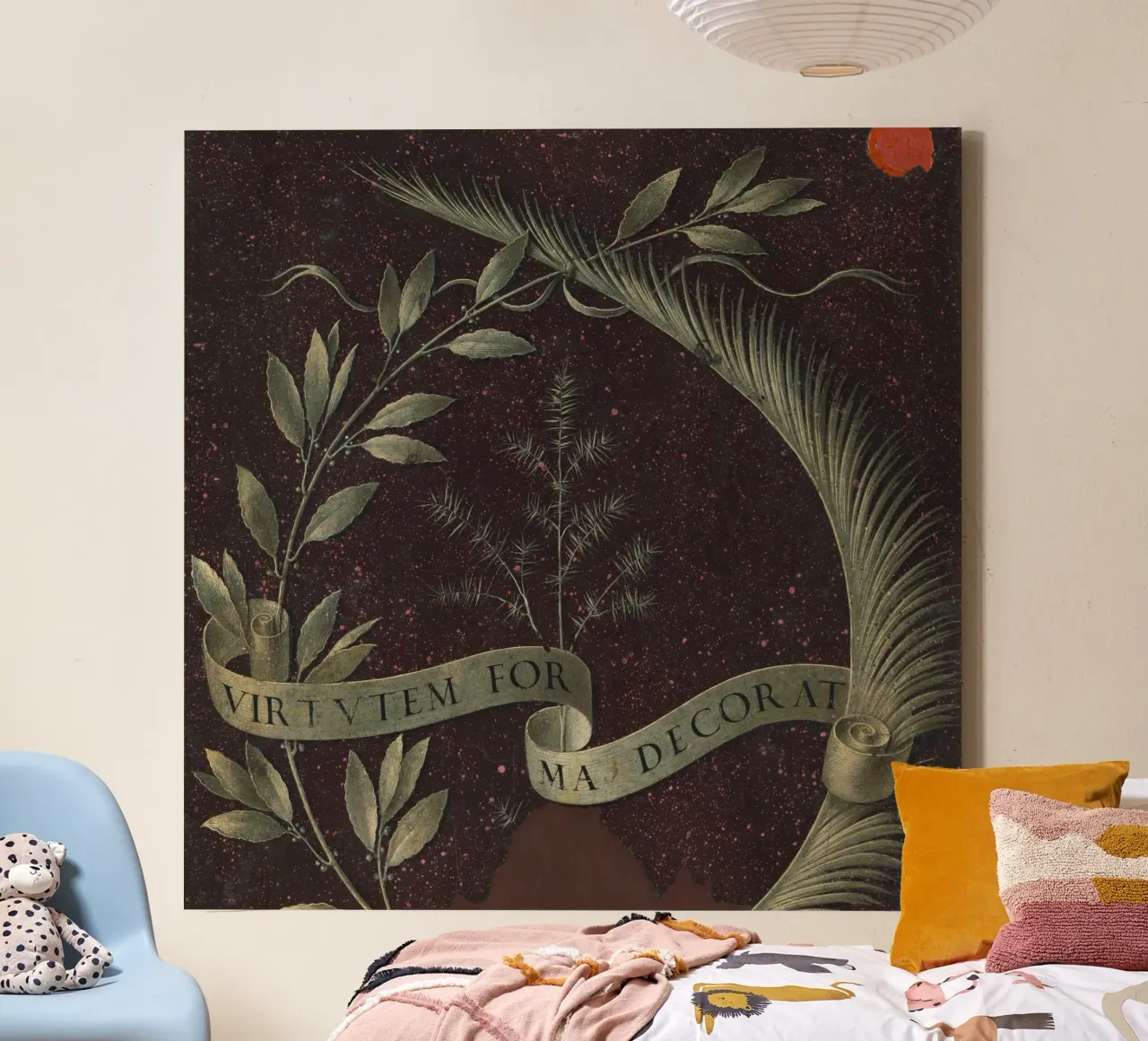 Leonardo da Vinci - Wreath of Laurel, Palm, and Juniper canvas by Venus Art