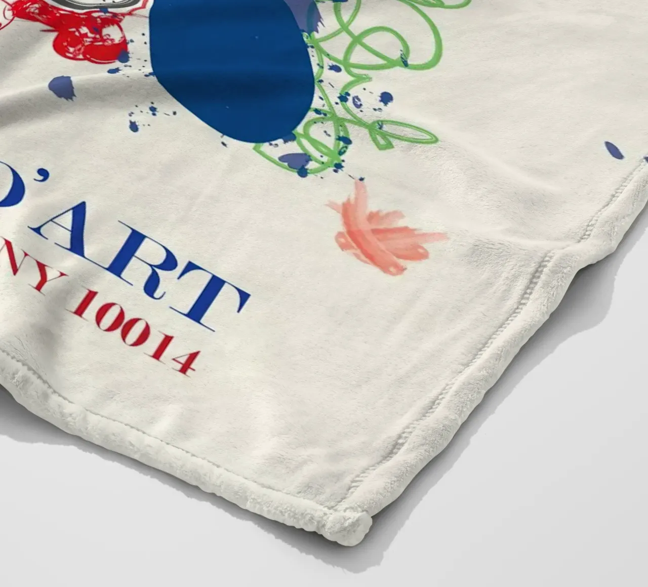JOAN MIRO ATELIER DART POSTER coperta in pile da phillipp veisenberg